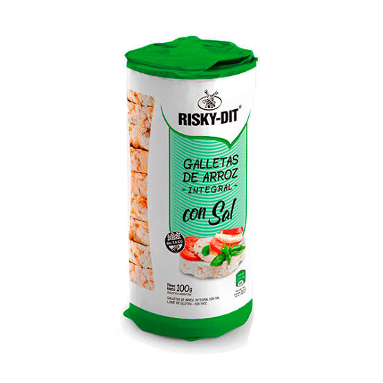 GALLETAS DE ARROZ INTEGRAL RISKY DIT CON SAL